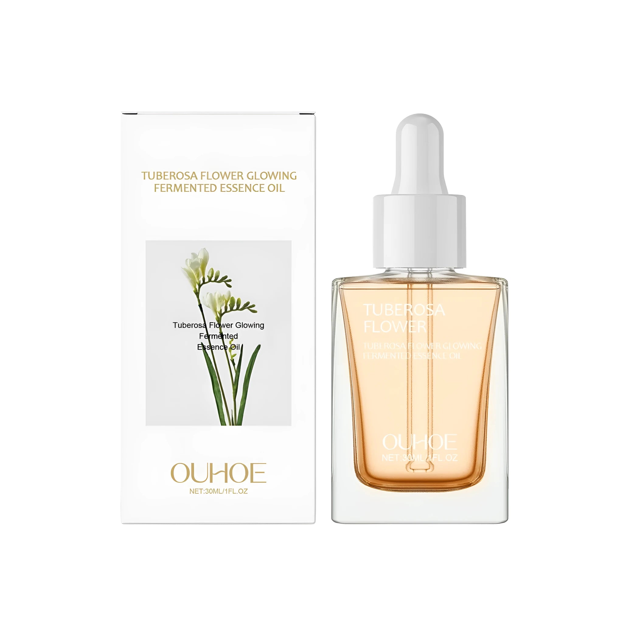 30ml bottle of brightening and firming facial tightening oil with glycerin and vitamin E