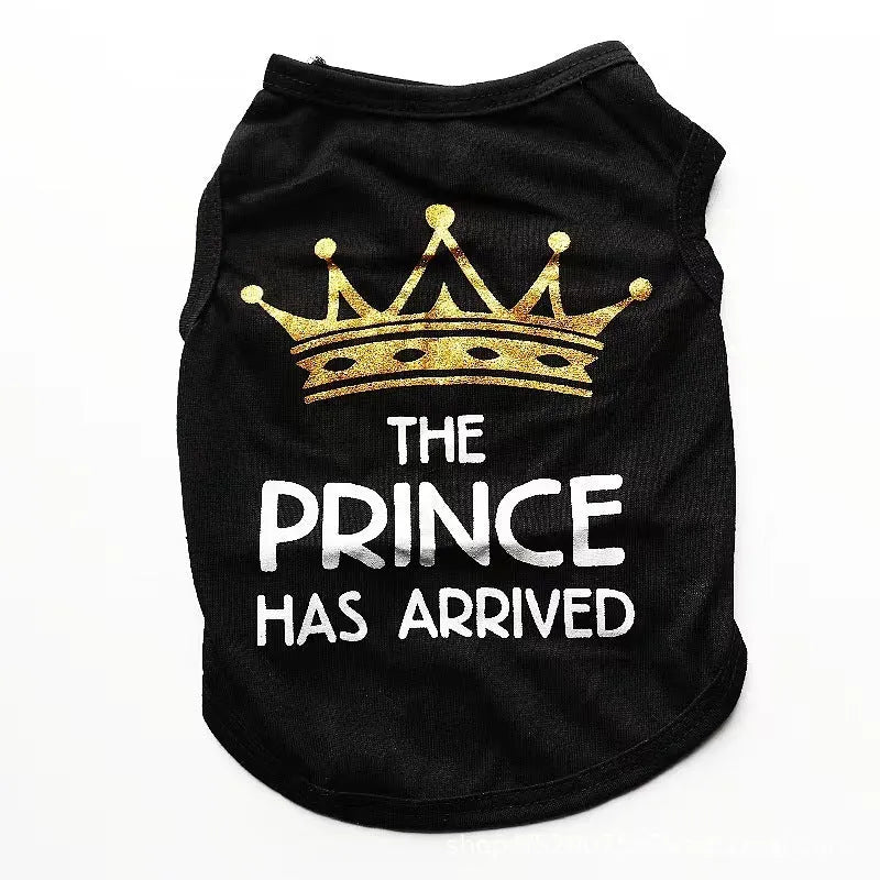 Cotton puppy vest for spring and summer in various colours and sizes