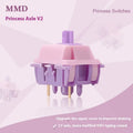 MMD Princess mechanical keyboard linear switch for custom keyboard builds