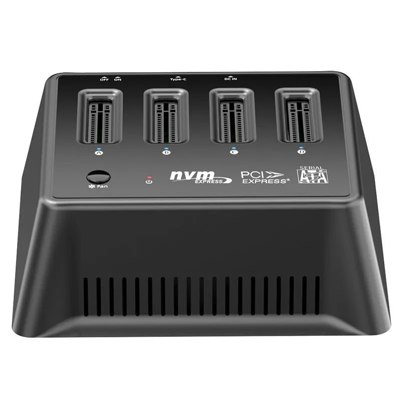 Aluminium alloy M2 dual protocol SSD base with 90x78x34mm dimensions