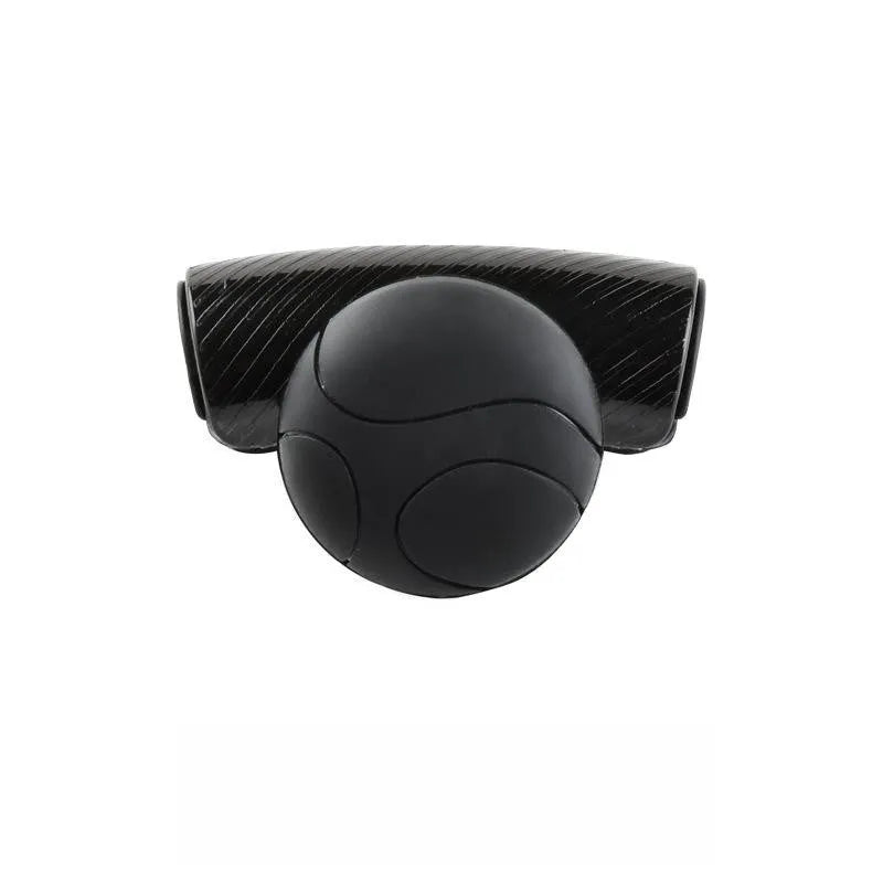 Silicone steering wheel assist ball with metal bearing in black or blue colour
