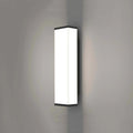60cm tall outdoor wall light with stainless steel and PC construction, waterproof P65 rating