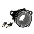 CNC aluminium motorcycle air filter with transparent glass cover for Harley Davidson XL883 1200X48
