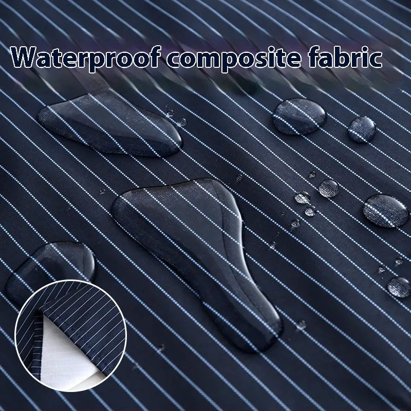 Composite waterproof kitchen apron in various colours including black, blue and coffee options