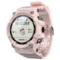 ATTACK 3 IP67 waterproof smart Bluetooth sports watch in black, pink, or white with round dial and health monitoring features