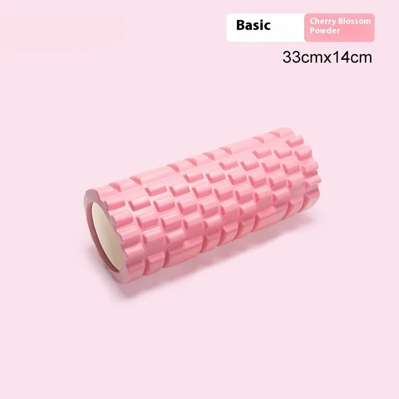 EVA foam roller for fitness in black, grey, pink, sky blue or light purple colours