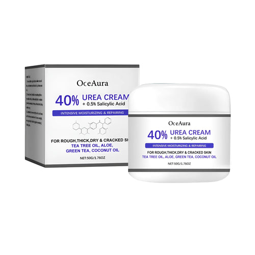 A 50g tube of anti-cracking hand and foot cream on a plain background.