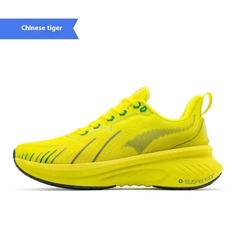Women's low-top running shoes in multiple colours with mesh upper, rubber sole, and embroidered tassel detail