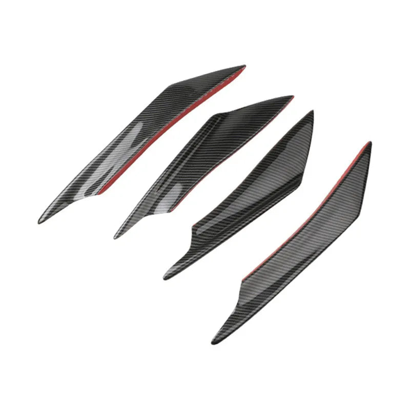 Carbon fibre pattern ABS bumper air knife set for automotive bumper installation