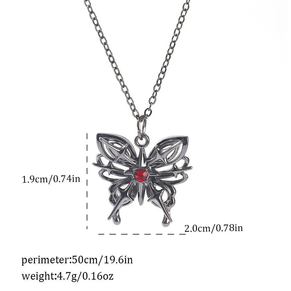 Halloween necklace with electroplated zinc alloy pendant showing spider, bat, and gothic designs on regular chain
