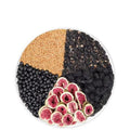 Pack of mulberry flaxseed fig tea bags for women's health with a free cup.