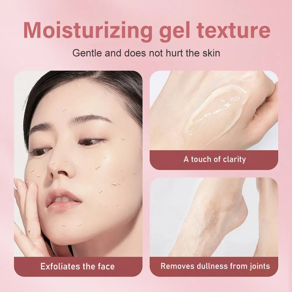 132g tube of moisturising facial exfoliating gel scrub for men and women with all skin types