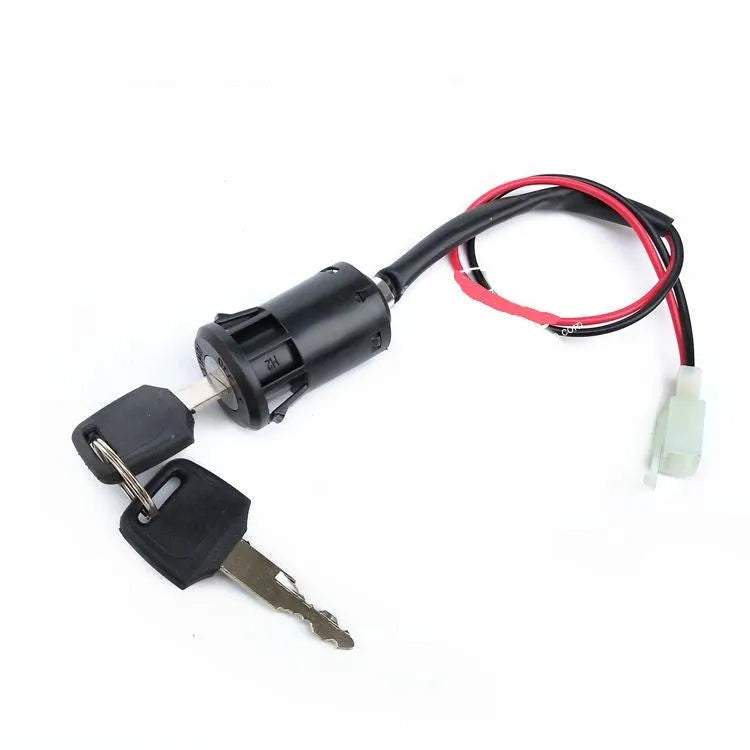 Waterproof electric door lock with plastic housing for automotive security systems