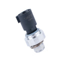 Silver automobile fuel pressure sensor unit for fuel rail mounting