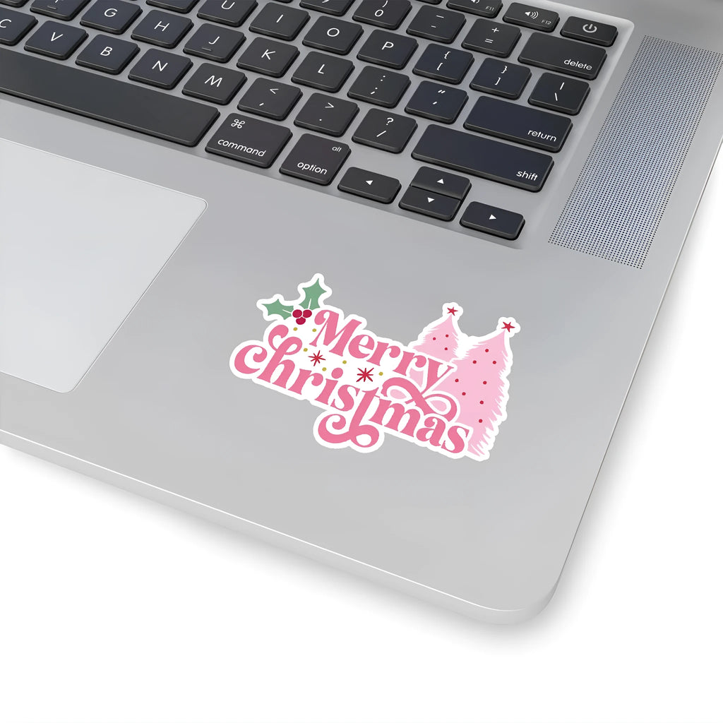 Pack of 50 cute Christmas themed waterproof stickers in sizes from 4cm to 8cm.