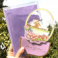 Boxed 3D butterfly birthday card with decorative accessories and envelope
