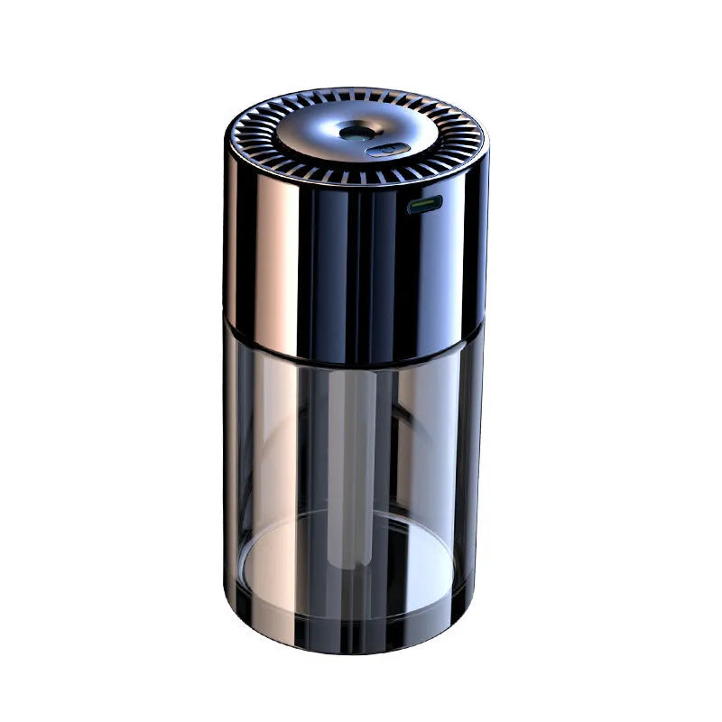 Compact glass perfume humidifier with ultrasonic spray function and USB power cord