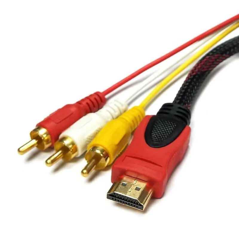 HDMI to AV15 1.5 metre conversion cable with gold-plated alloy connectors