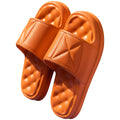 EVA bathroom slippers with thick non-slip soles in five colour options