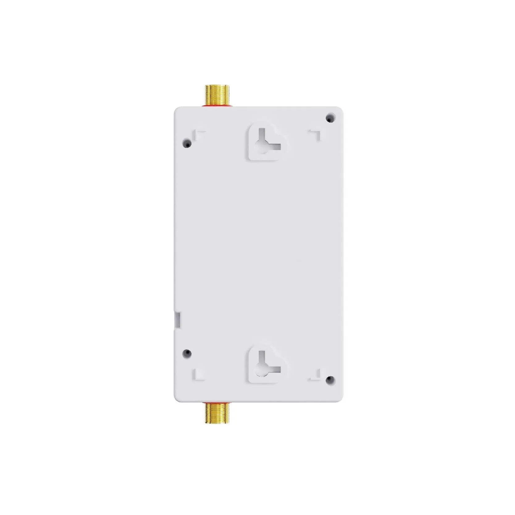 Small constant temperature water heater in gold, silver, or white with LED touch screen display