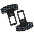 Aluminium alloy key chain bottle opener with lock tongue buckle in frosted carbon fibre finish.