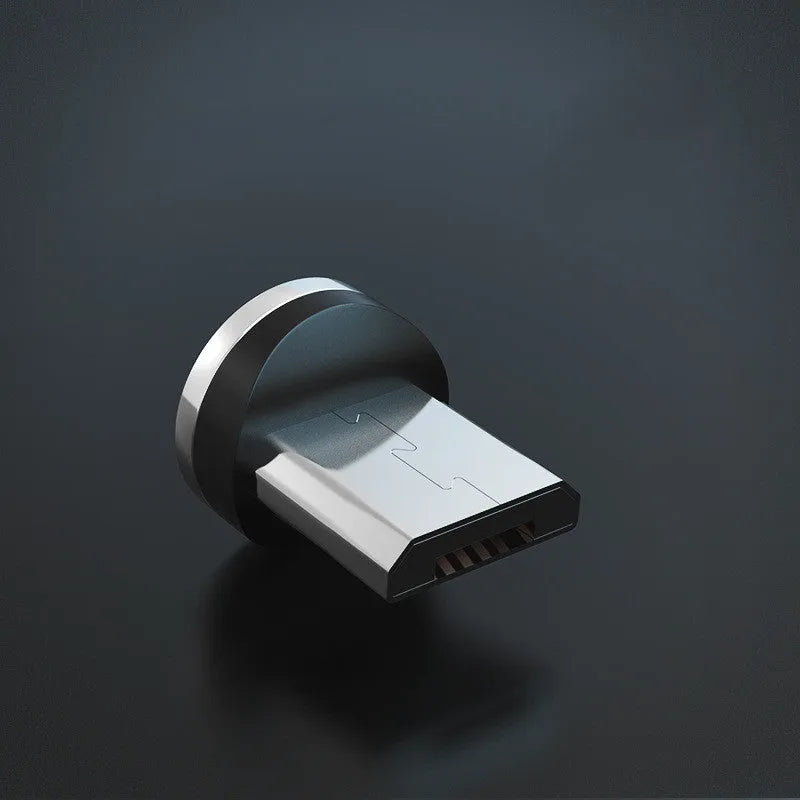 Magnetic charging cable with breathing light indicator for Apple and Android devices