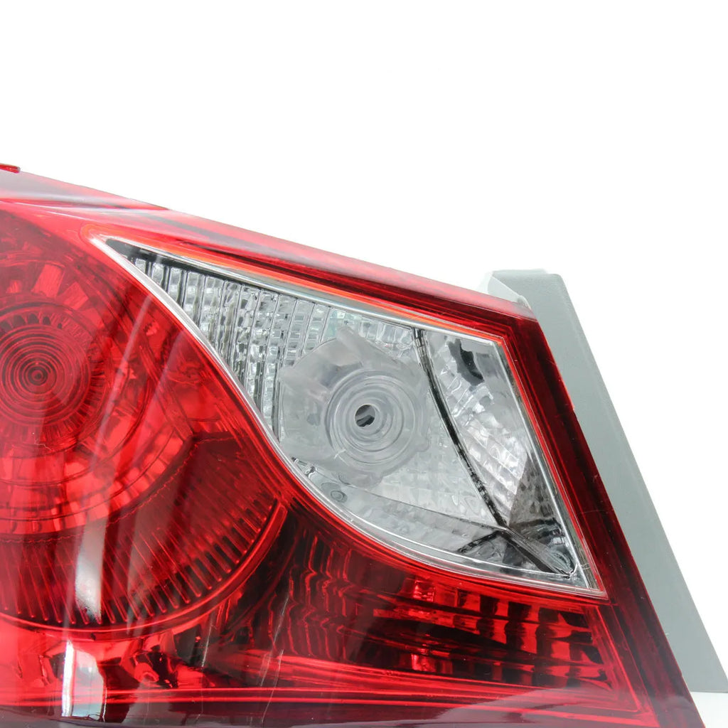 Hyundai Sonata 2011-2014 outer tail light assembly replacement unit in red.