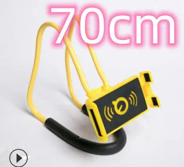 Universal smartphone holder in multiple colours showing 360-degree rotation feature.