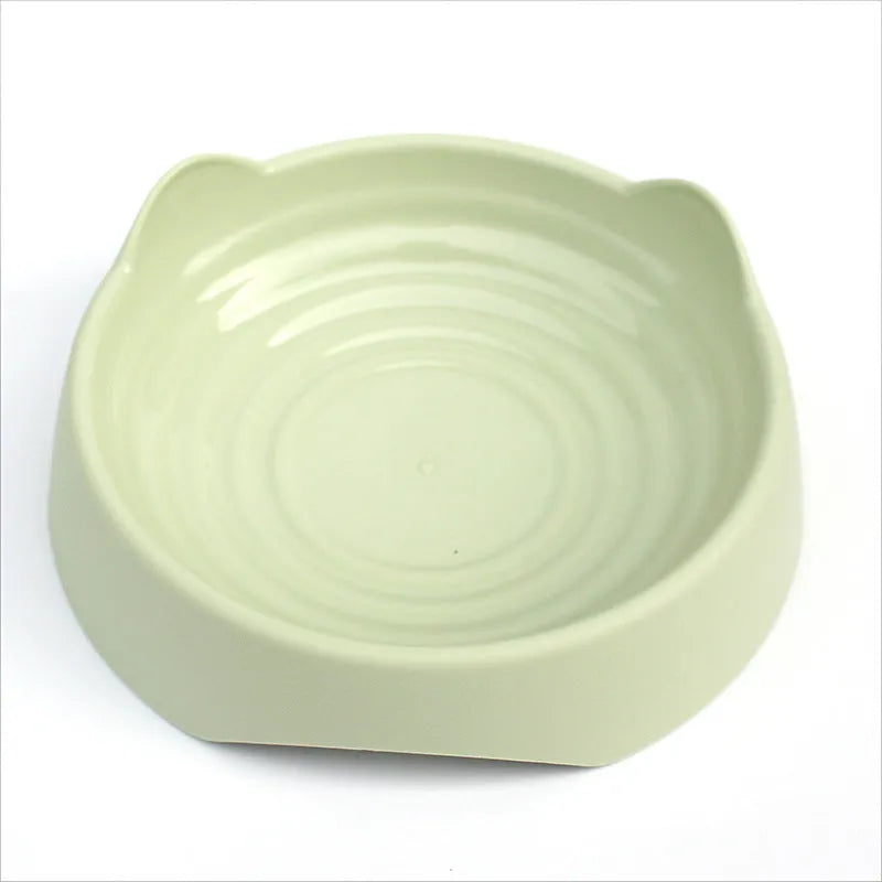 Ceramic dog slow feeder bowl with maze pattern in blue, green, or pink colour for small medium large breed puppies