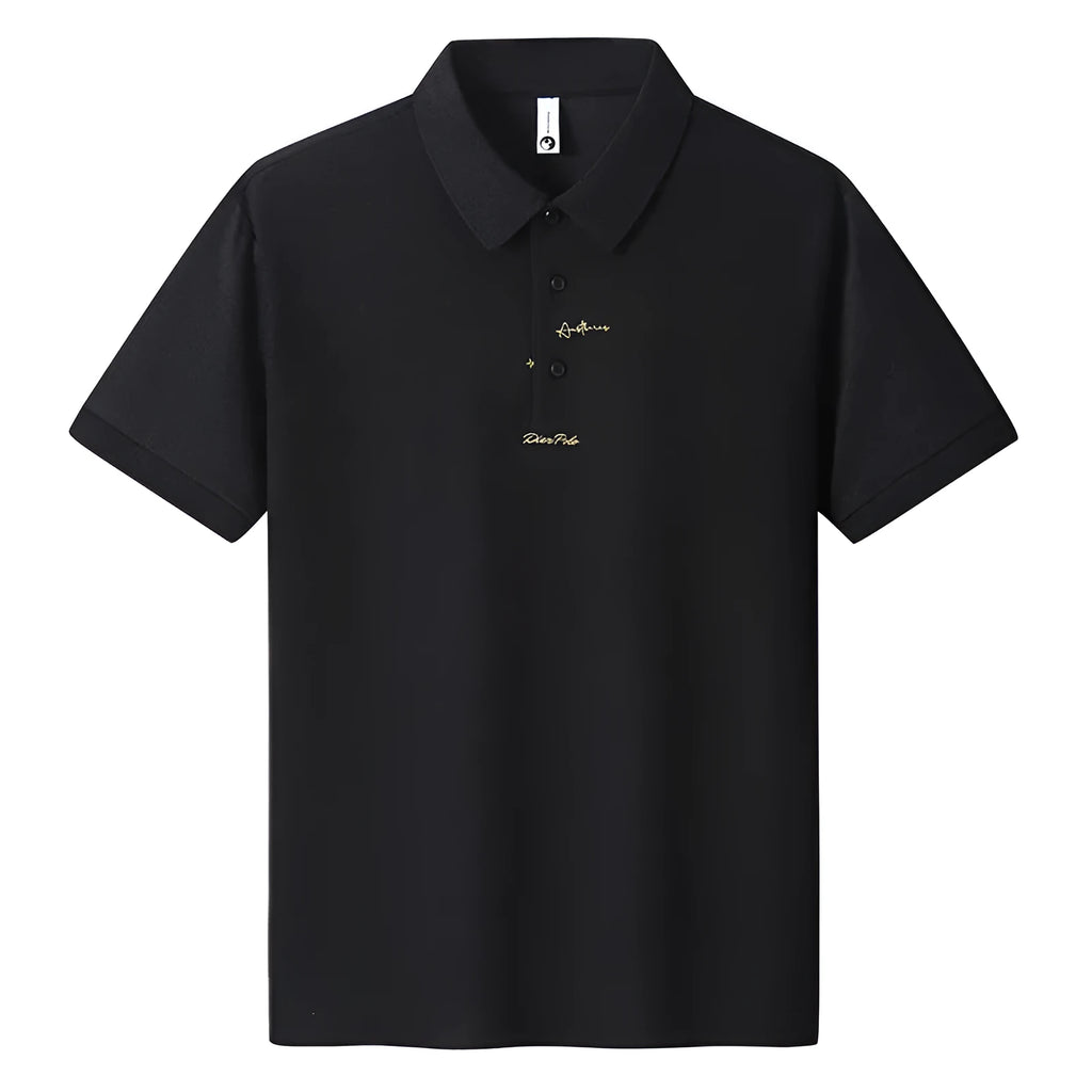 Men's casual loose cotton t-shirt in six colours with short sleeves and letter pattern
