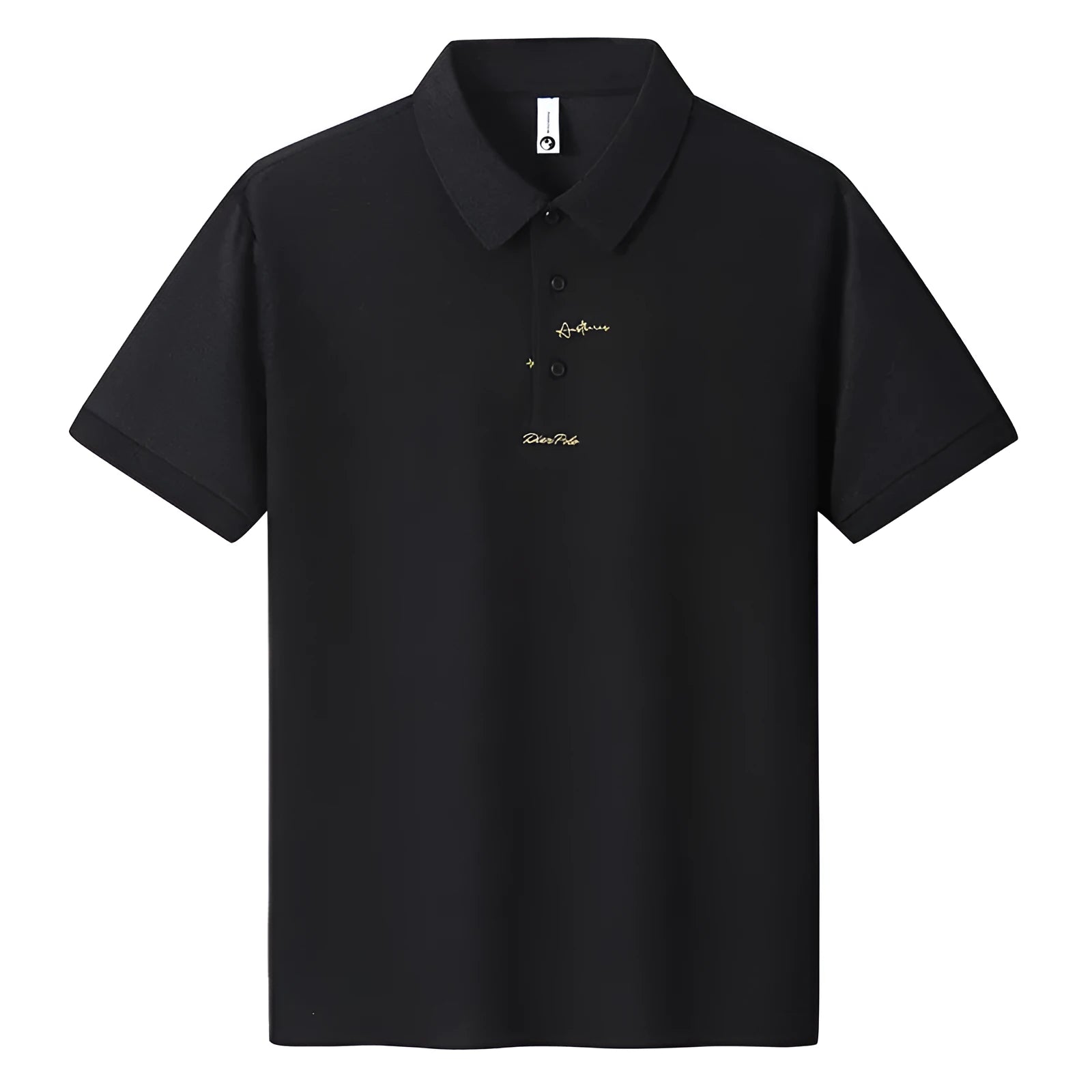 Men's casual loose cotton t-shirt in six colours with short sleeves and letter pattern