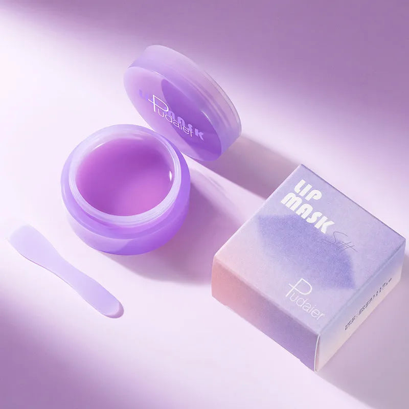 Exfoliating lip balm with cuticle removal tool in 10ml applicator