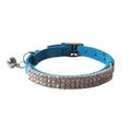 Flannel elastic buckle cat collar in gang drill style with six colour options