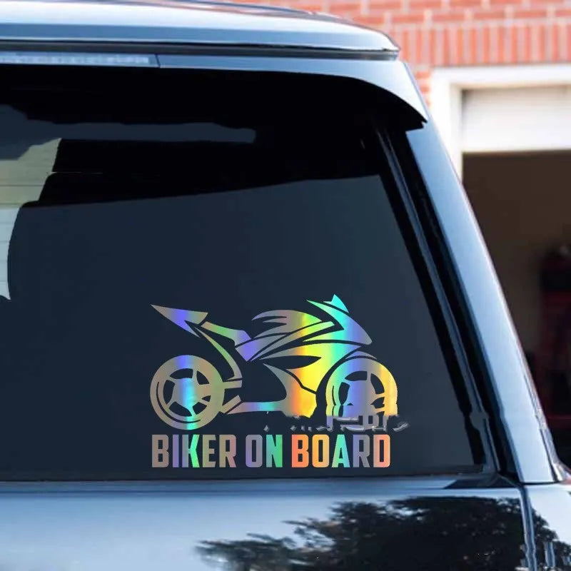 Motorcycle car reflective stickers in multiple colours and sizes on PET material