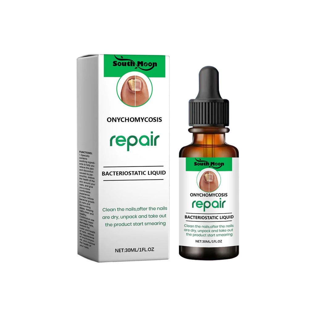 30ml bottle of clear nail care nursing solution for gentle daily cleaning
