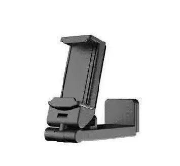 Foldable rotating phone holder in black, green or grey with universal smartphone compatibility