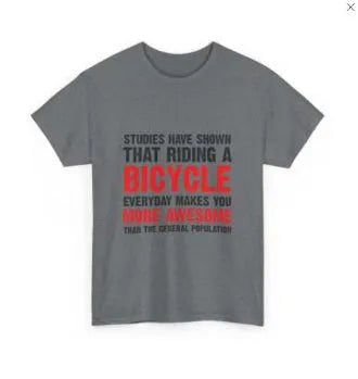 Grey women's printed cotton t-shirt with short sleeves showing pullover design