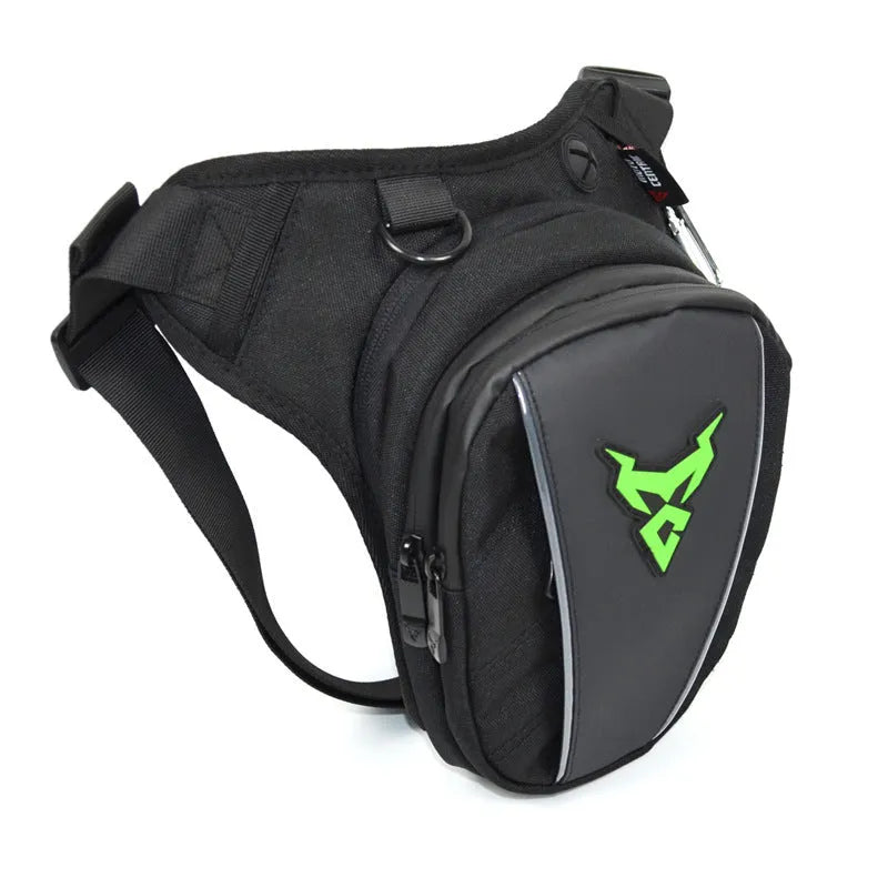 Motorcycle crossbody leg bag in 1200D Oxford cloth with 29cm dimensions