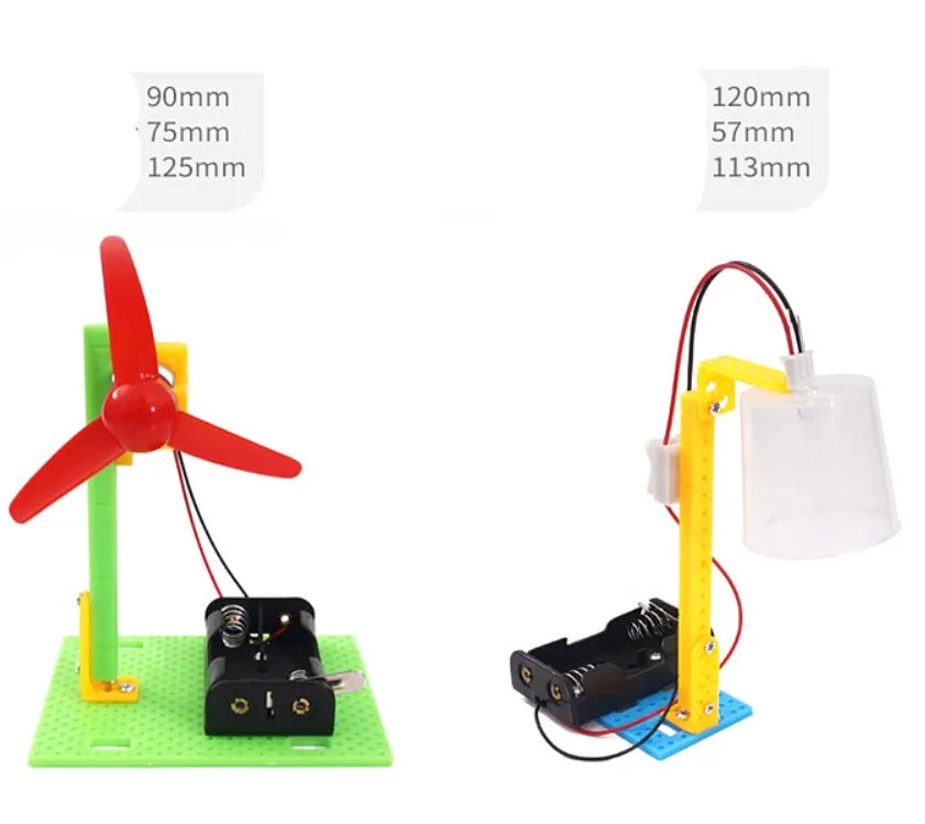 DIY plastic puzzle assembling building blocks science experiment teaching aids for children 7-14 years