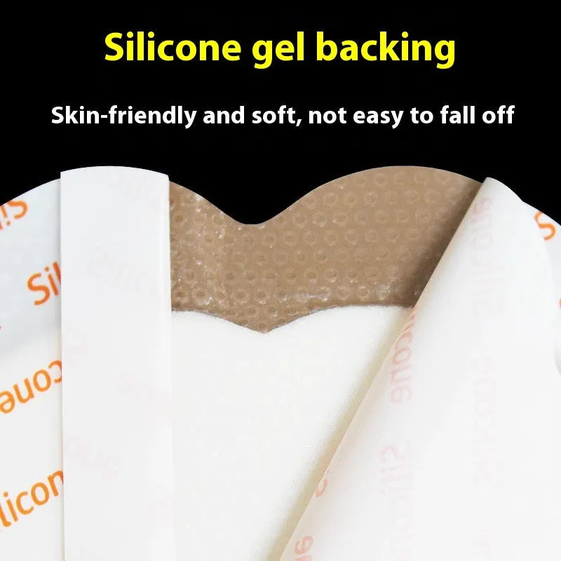 Large skin colour silicone gel bedsore sticker for pressure relief medical dressing