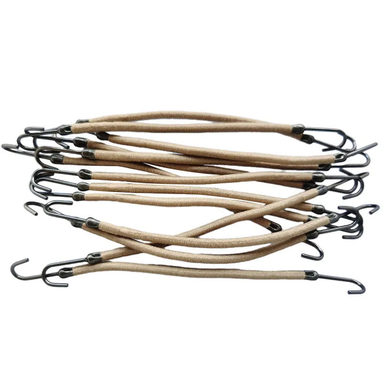 Double hook wig styling tool for hairpiece fitting in solid colour options