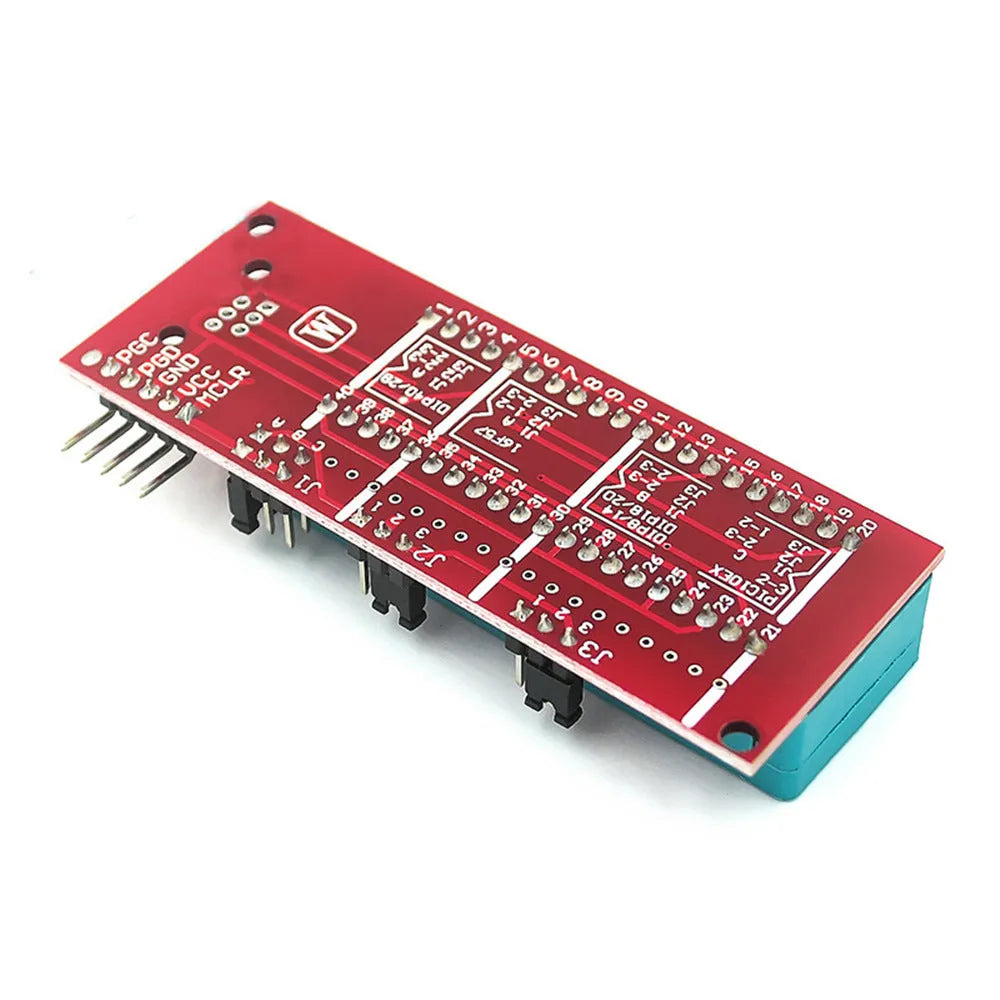 Offline simulation programmer burner device for ICD2, KIT3 and KIT3.5 microcontroller sockets