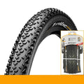 Mountain bike folding outer tyre shown in yellow sidewall for 27.5 inch wheel.