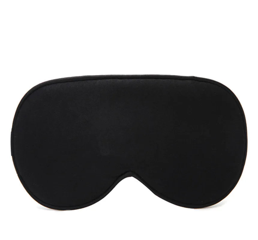 Double-sided mulberry silk sleep eye mask in multiple colours with adjustable elastic straps.