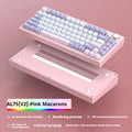 Heiji Snake aluminum mechanical keyboard kit with key puller and USB receiver on dark surface