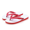 Casual rubber flip-flop with fish label on non-slip sole, shown in green colour.