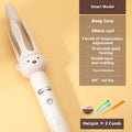 Beige anion automatic hair curler FS-H208 with negative ion technology and hair stick accessory