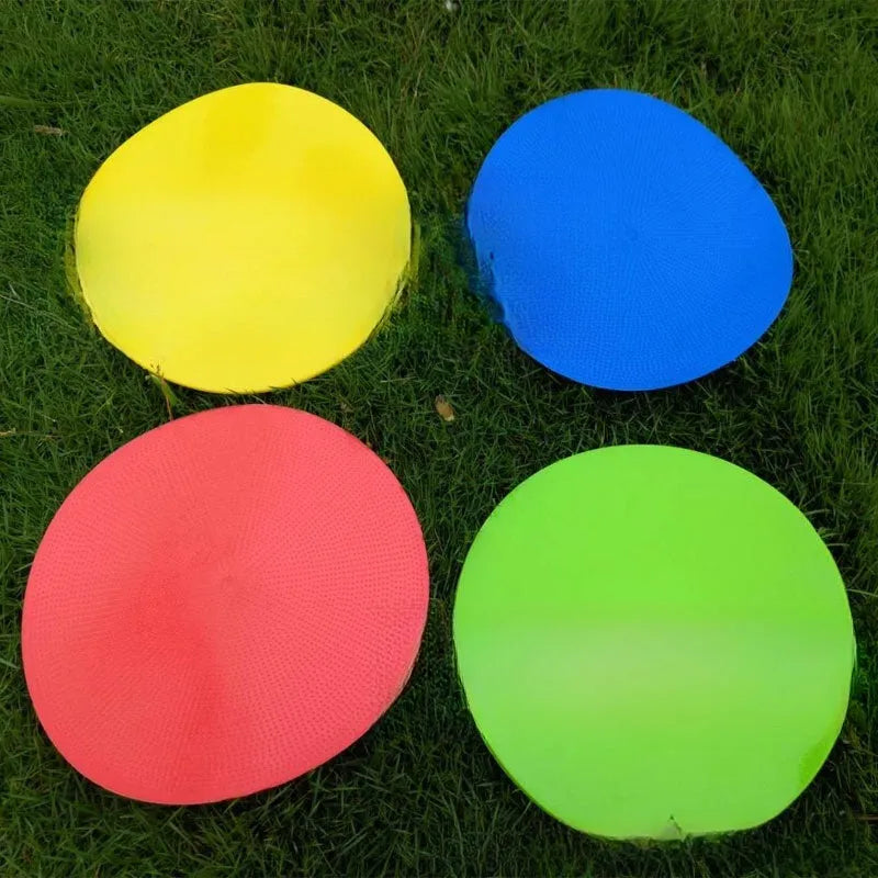 Soft TPE football training target disc in multiple colours with 23cm diameter