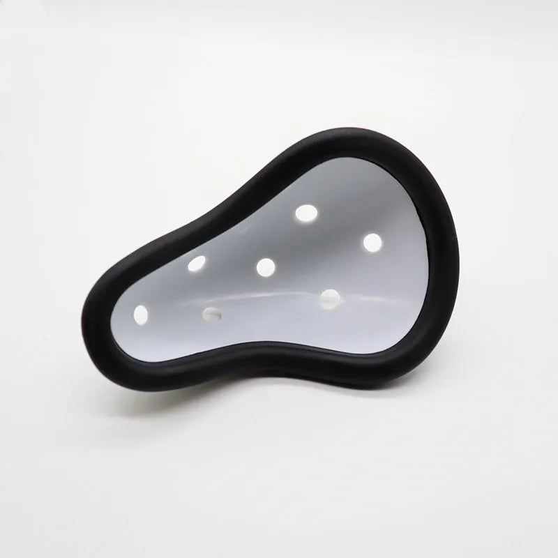 Rubber sports genital protector for hockey rugby boxing Sanda fighting adult children sizes