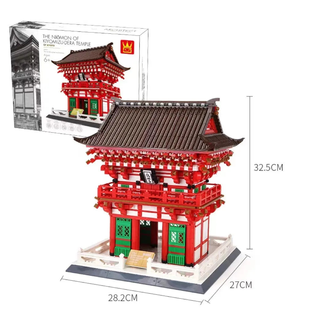 Wange small particle building blocks set with over 800 pieces for world landmark model construction